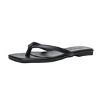 Square Head Flip Flops French Style Kitten Heel Women